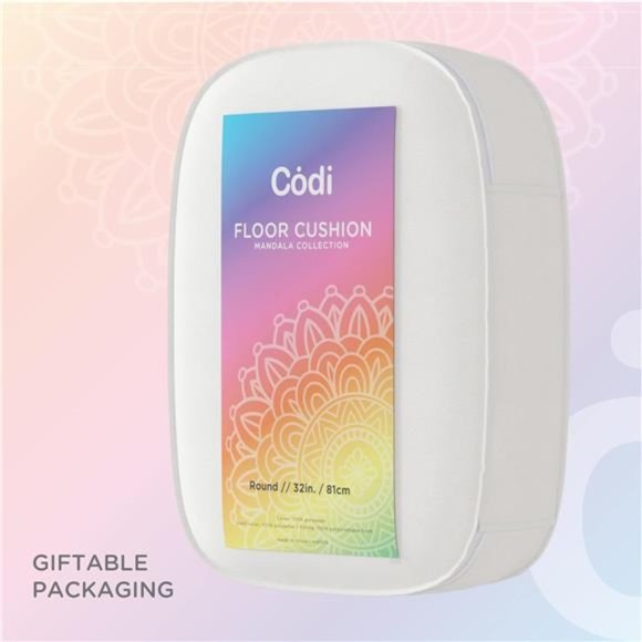 Round FloorPillow Insert,Large Thick Meditation Cushion,Circular Seating Cushion - Picture 7 of 7